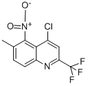 4-CHLORO-6-METHYL-5-NITRO-2-(TRIFLUOROMETHYL)QUINOLINE CAS#: 175203-61-9