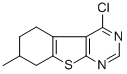 4-CHLORO-7-METHYL-5,6,7,8-TETRAHYDRO[1]BENZOTHIENO[2,3-D]PYRIMIDINE CAS#: 137438-23-4