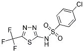 4-CHLORO-N-[5-(TRIFLUOROMETHYL)-1,3,4-THIADIAZOL-2-YL]BENZENESULFONAMIDE CAS#: 339103-74-1