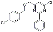 4-CHLOROBENZYL (6-CHLORO-2-PHENYL-4-PYRIMIDINYL)METHYL SULFIDE CAS#: 339279-19-5