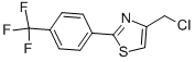 4-(CHLOROMETHYL)-2-[4-(TRIFLUOROMETHYL)PHENYL]-1,3-THIAZOLE CAS#: 135873-35-7