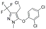 4-(CHLOROMETHYL)-5-(2,4-DICHLOROPHENOXY)-1-METHYL-3-(TRIFLUOROMETHYL)-1H-PYRAZOLE CAS#: 318959-15-8