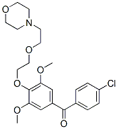 4'-Chloro-3,5-dimethoxy-4-[2-(2-morpholinoethoxy)ethoxy]benzophenone CAS#: 31858-72-7