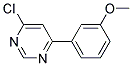 4-Chloro-6-(3-methoxy-phenyl)-pyrimidine CAS#: 140118-17-8