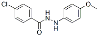 4-Chlorobenzoic acid N'-(4-methoxyphenyl) hydrazide CAS#: 40093-60-5