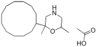 4-Cyclododecyl-2,6-dimethylmorpholine acetate CAS#: 31717-87-0