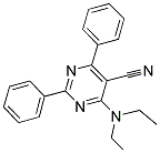 4-(DIETHYLAMINO)-2,6-DIPHENYL-5-PYRIMIDINECARBONITRILE CAS#: 320418-30-2