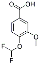 4-DIFLUOROMETHOXY-3-METHOXY-BENZOIC ACID CAS#: 162401-59-4