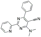 4-(DIMETHYLAMINO)-6-PHENYL-2-(2-PYRIDINYL)-5-PYRIMIDINECARBONITRILE CAS#: 320418-16-4