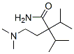 4-(Dimethylamino)-2,2-diisopropylbutyramide CAS#: 3582-38-5
