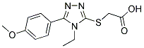 [4-ETHYL-5-(4-METHOXY-PHENYL)-4H-[1,2,4]TRIAZOL-3-YLSULFANYL]-ACETIC ACID CAS#: 305337-10-4