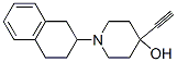4-Ethynyl-1-(1,2,3,4-tetrahydronaphthalen-2-yl)piperidin-4-ol CAS#: 40066-82-8