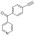 (4-Ethynylphenyl)-4-pyridinylmethanone CAS#: 345911-44-6