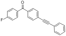 4-FLUORO-4'-(PHENYLETHYNYL)BENZOPHENONE& CAS#: 153354-46-2