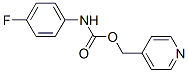 4-Fluorophenylcarbamic acid 4-pyridylmethyl ester CAS#: 4867-61-2