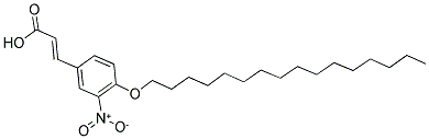 4-(HEXADECYLOXY)-3-NITROCINNAMIC ACID CAS#: 30713-86-1
