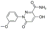 4-HYDROXY-1-(3-METHOXYPHENYL)-6-OXO-1,6-DIHYDRO-3-PYRIDAZINECARBOXAMIDE CAS#: 306976-49-8