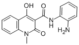4-HYDROXY-1-METHYL-2-OXO-1,2-DIHYDRO-QUINOLINE-3-CARBOXYLIC ACID (2-AMINO-PHENYL)-AMIDE CAS#: 151449-78-4