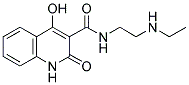 4-HYDROXY-2-OXO-1,2-DIHYDRO-QUINOLINE-3-CARBOXYLIC ACID (2-ETHYLAMINO-ETHYL)-AMIDE CAS#: 378199-95-2