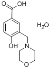 4-HYDROXY-3-(MORPHOLINOMETHYL)BENZOIC ACID HYDRATE CAS#: 143269-99-2