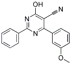 4-HYDROXY-6-(3-METHOXYPHENYL)-2-PHENYL-5-PYRIMIDINECARBONITRILE CAS#: 338982-08-4