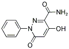 4-HYDROXY-6-OXO-1-PHENYL-1,6-DIHYDRO-3-PYRIDAZINECARBOXAMIDE CAS#: 121583-00-4