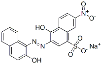 4-Hydroxy-3-[(2-hydroxy-1-naphtyl)azo]-7-nitro-1-naphthalenesulfonic acid sodium salt CAS#: 30709-28-5