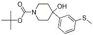 4-Hydroxy-4-(3-methylsulfanylphenyl)-piperidin-1-carboxylic Acid tert-Butyl Ester CAS#: 346688-66-2
