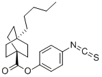 4-ISOTHIOCYANATOPHENYL 4-PENTYLBICYCLO CAS#: 121235-90-3