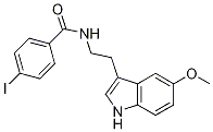 4-Iodo-N-[2-(5-methoxy-1H-indol-3-yl)-ethyl]-benzamide CAS#: 155639-38-6