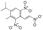 4-Isopropyl-3-methyl-2,6-dinitro-1-[(E)-2-nitrovinyl]benzene CAS#: 34210-02-1