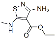 4-Isothiazolecarboxylicacid,3-amino-5-(methylamino)-,ethylester(9CI) CAS#: 117377-37-4