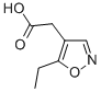 4-Isoxazoleaceticacid,5-ethyl-(9CI) CAS#: 155602-47-4