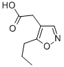 4-Isoxazoleaceticacid,5-propyl-(9CI) CAS#: 155602-48-5
