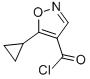 4-Isoxazolecarbonyl chloride, 5-cyclopropyl- (9CI) CAS#: 124845-05-2