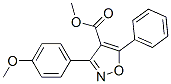 4-Isoxazolecarboxylicacid,3-(4-methoxyphenyl)-5-phenyl-,methylester(9CI) CAS#: 115665-24-2