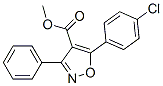 4-Isoxazolecarboxylicacid,5-(4-chlorophenyl)-3-phenyl-,methylester(9CI) CAS#: 115665-06-0