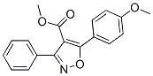 4-Isoxazolecarboxylicacid,5-(4-methoxyphenyl)-3-phenyl-,methylester(9CI) CAS#: 115665-09-3