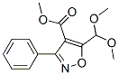 4-Isoxazolecarboxylicacid,5-(dimethoxymethyl)-3-phenyl-,methylester(9CI) CAS#: 161126-42-7