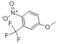 4-METHOXY-1-NITRO-2-TRIFLUOROMETHYL-BENZENE CAS#: 344-39-8