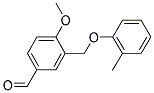 4-METHOXY-3-O-TOLYLOXYMETHYLBENZALDEHYDE CAS#: 329222-82-4