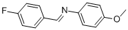4-METHOXY-N-(4-FLUOROBENZYLIDENE)ANILIN& CAS#: 39769-08-9