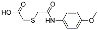[(4-METHOXY-PHENYLCARBAMOYL)-METHYLSULFANYL]-ACETIC ACID CAS#: 338409-65-7