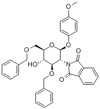 4-METHOXYPHENYL 3,6-DI-O-BENZYL-2-DEOXY-2-PHTHALIMIDO-BETA-D-GLUCOPYRANOSIDE CAS#: 129575-89-9