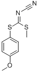 (4-METHOXYPHENYL) METHYL CYANOCARBONIMIDODITHIOATE CAS#: 152381-97-0