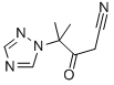 4-METHYL-3-OXO-4-(1H-1,2,4-TRIAZOL-1-YL)PENTANENITRILE CAS#: 320420-58-4