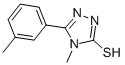 4-METHYL-5-(3-METHYLPHENYL)-1,2,4-TRIAZOLE-3-THIOL CAS#: 333313-78-3