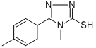 4-METHYL-5-(4-METHYLPHENYL)-4H-1,2,4-TRIAZOLE-3-THIOL CAS#: 138417-37-5