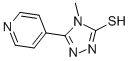 4-METHYL-5-PYRIDIN-4-YL-4H-[1,2,4]TRIAZOLE-3-THIOL CAS#: 3652-32-2