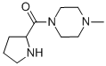 (4-METHYL-PIPERAZIN-1-YL)-PYRROLIDIN-2-YL-METHANONE CAS#: 116818-82-7